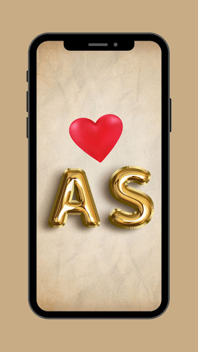 A + S Letters Love Wallpapers Screen 3