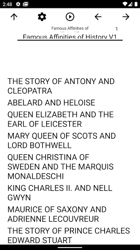 Android application Book, Famous Affinities of His screenshort