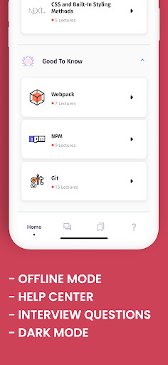 Screenshot of Learn Next.js Offline, NextDev