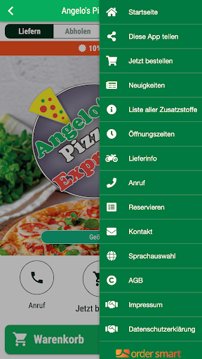 Angelos Pizza Express Screen 3