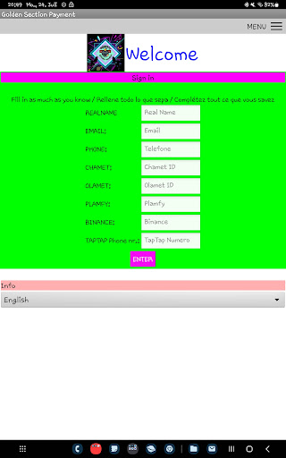 Android application GS Payment screenshort