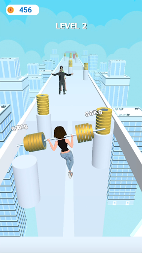 Android application Weight Runner: Muscle Race 3D screenshort