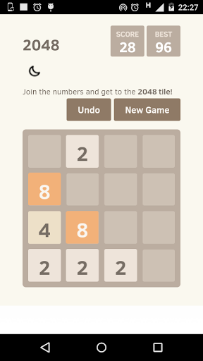 Android application 2048 - Puzzle Game screenshort
