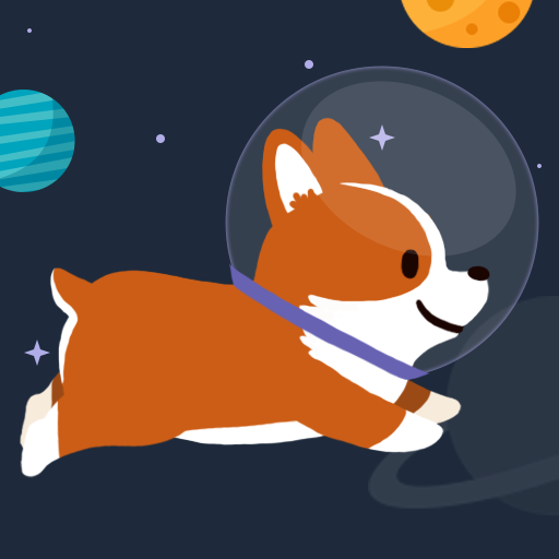 Space Corgi - Jumping Dogs 34 Icon