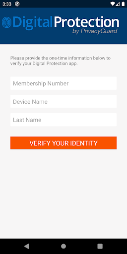 Android application Digital Protection screenshort