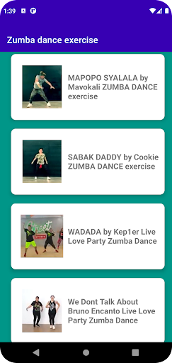 Zumba dance exercise Screen 2