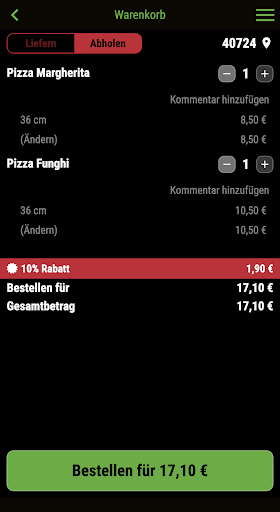 Pappas Pizza Screen 2