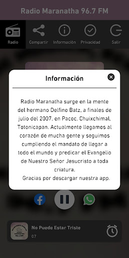 Radio Maranatha 96.7 FM Screen 2