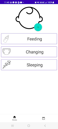 Android application Baby Logger screenshort