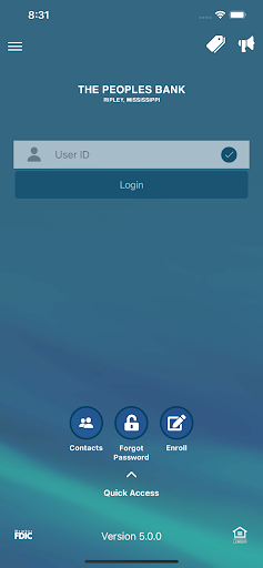 Android application The Peoples Bank of Ripley screenshort