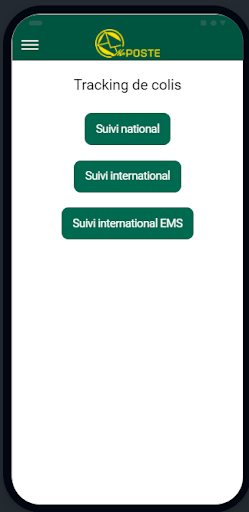 Android application Maposte screenshort