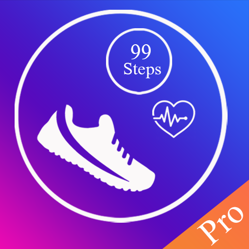 Pedometer walking Running and stepcounter icon