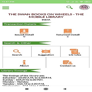Android application The Swan Books On Wheels screenshort