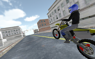 screenshot of Motocross Racing Cop Game