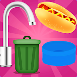 cooking and washing dishes game icon