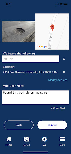 Android application My Nolanville screenshort
