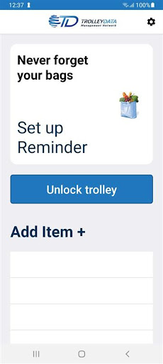 TDMN EU sMart Shop App Screen 2