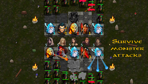 Android application Defender Royal: Merge Survivor screenshort