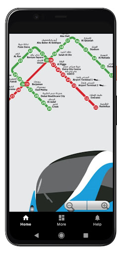 Dubai Metro Map and Guide Screen 2