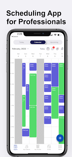 Android application Ring My Loctician: Booking App screenshort