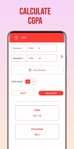 GPA Calculator Screen 3