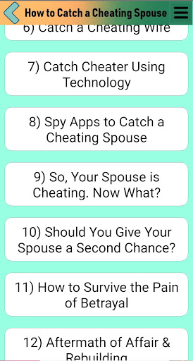 How to Catch a Cheating Spouse Screen 2