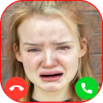 Cover Image of Скачать Crying Face Call - Video Prank  APK