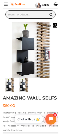 Buy2Etsy Screen 2