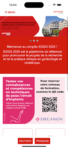 Aperçu de l'application