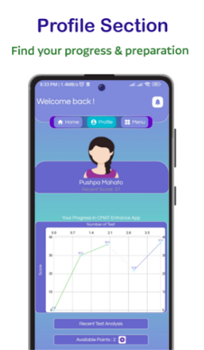 BMAT Entrance App Screen 2