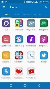 Blaze the icon pack Tangkapan layar