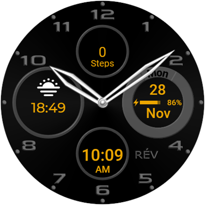 Rev002 Hybrid Watch Face Screen 2