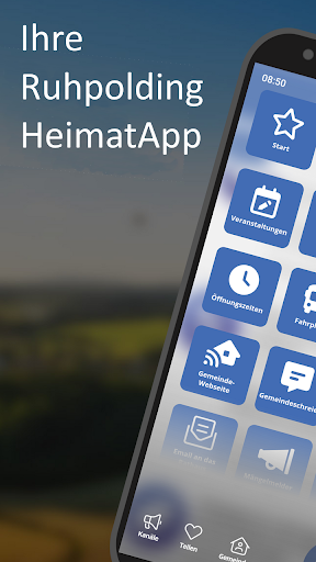Android application Ruhpolding HeimatApp screenshort