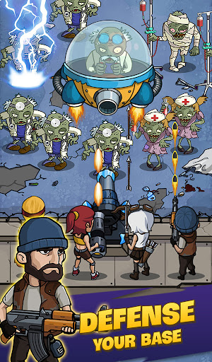 لعبة Zombie War Idle Defense Game apk مهكر2