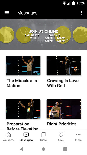 Alive Church App Screen 2