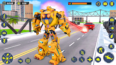 Shark Robot Car Transform Game - Screenshot 2