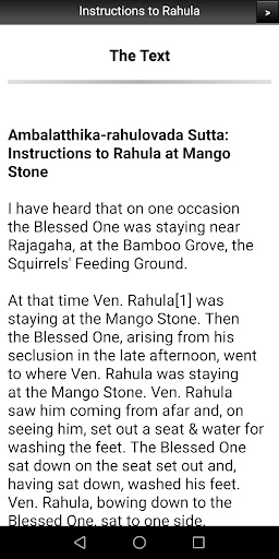 Instructions to Rahula Screen 2