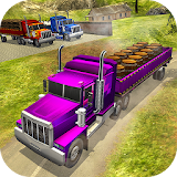 Off Road Cargo Trailer Truck Driver: Hill Driving icon