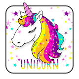 Rainbow Unicorn Keyboard icon
