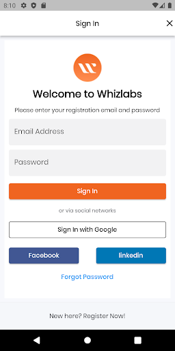 Whizlabs Screen 2