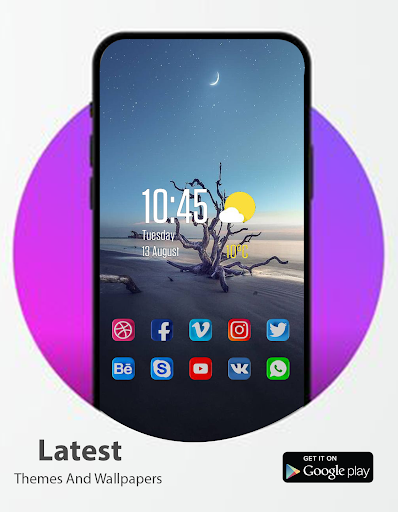 Android application Galaxy A53 Themes and Launcher screenshort