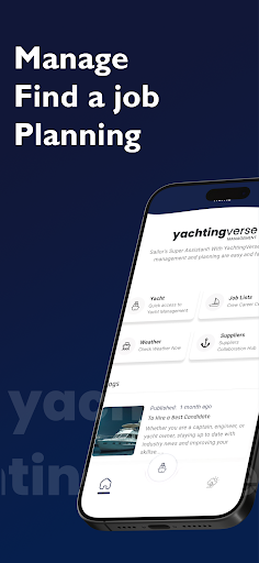 Android application Yachtingverse Yacht Management screenshort
