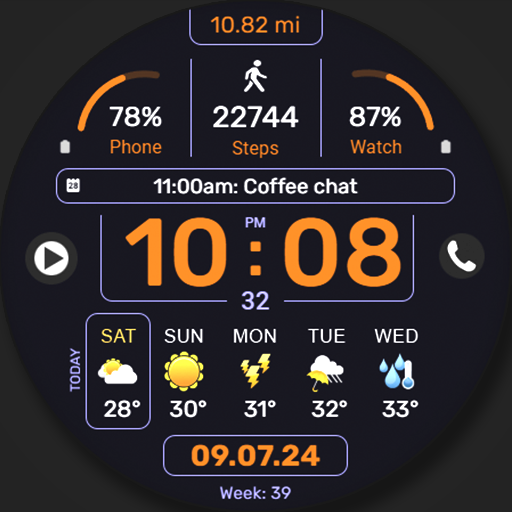 WFP 341 Informer watch face Logo