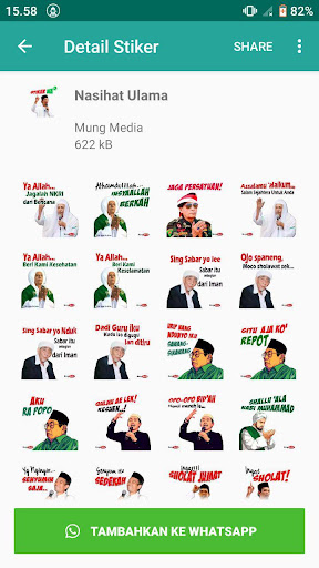Stiker WA Nasihat Ulama Screen 2