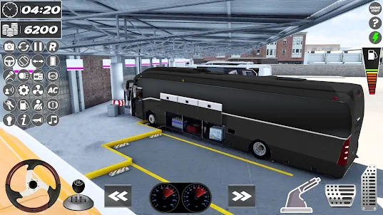 autobús conduciendo simulador