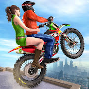 Extreme Rooftop Bike Rider Sim : Bike Games