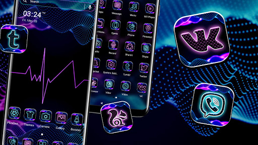 Android application Heartbeat Pulse Launcher Theme screenshort