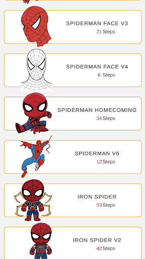 How to Draw Spider Boy Easy