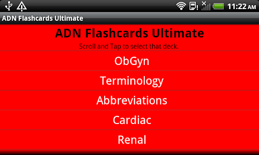 Скачать игру ADN Flashcards Ultimate для Android бесплатно