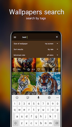 Screenshot of Tiger Wallpapers 4K